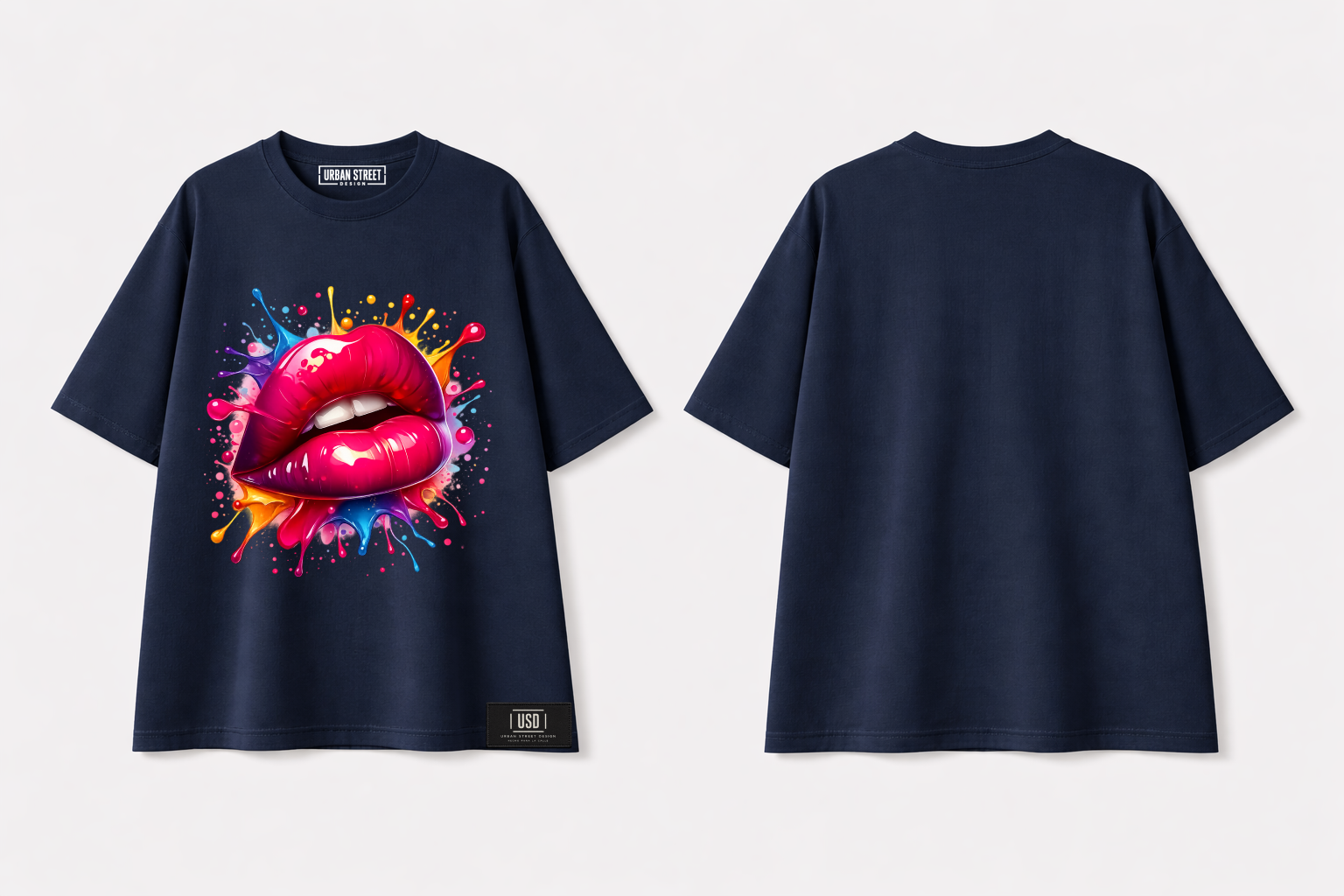 T Shirt Over Size Unisex / Fresh Kiss