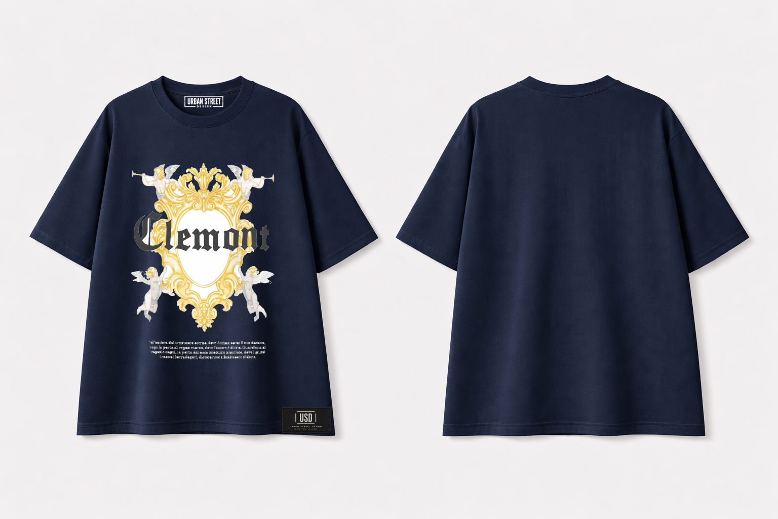 T Shirt Over Size Unisex / Clemont Gold