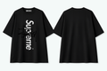 Tshirt Over Size Unisex/ Stussy Supreme Tipe