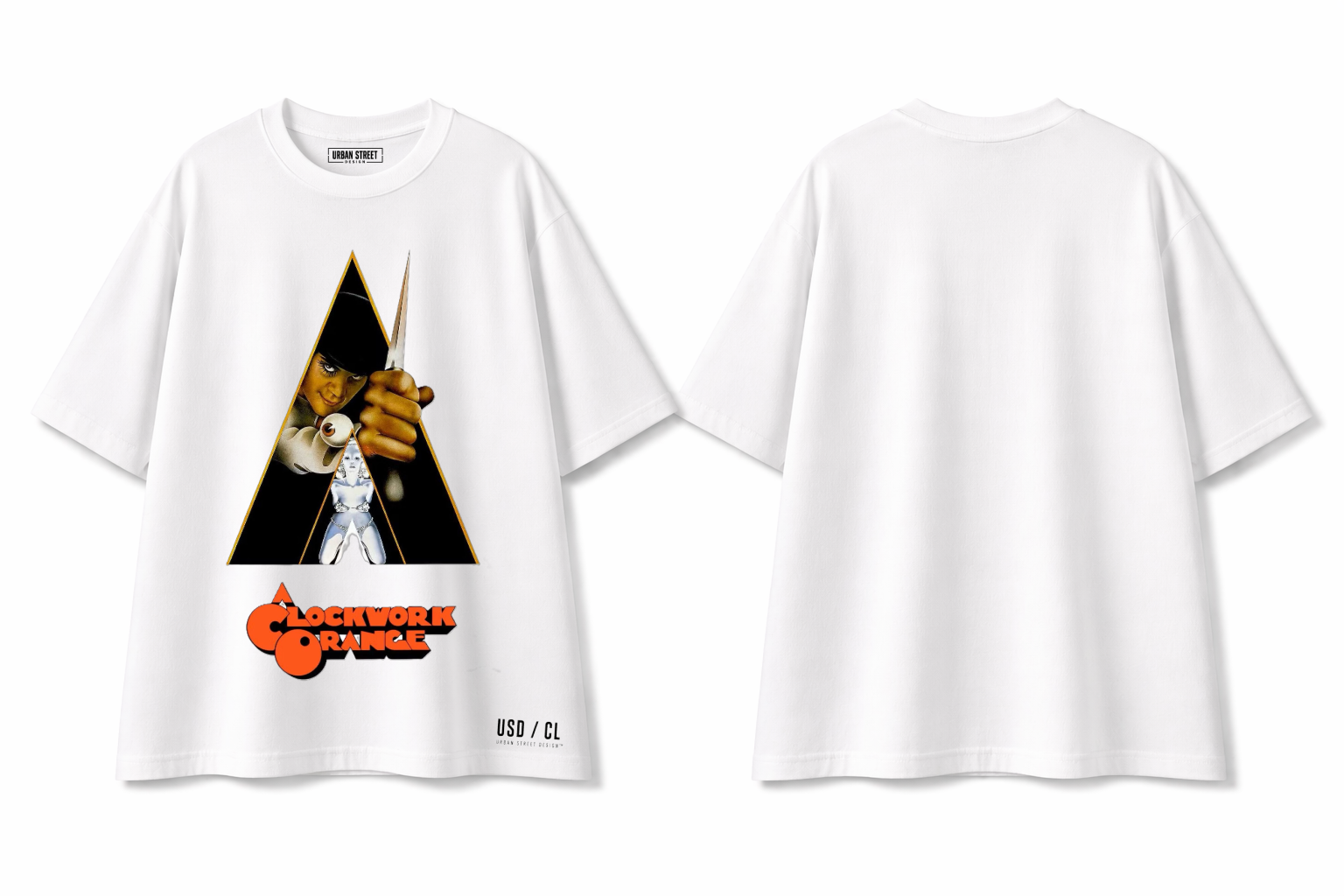 T Shirt Over Size Unisex -Clockwork Orange