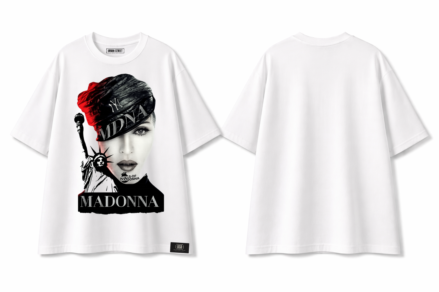 T shirt Over Size / Madonna Tipe 1