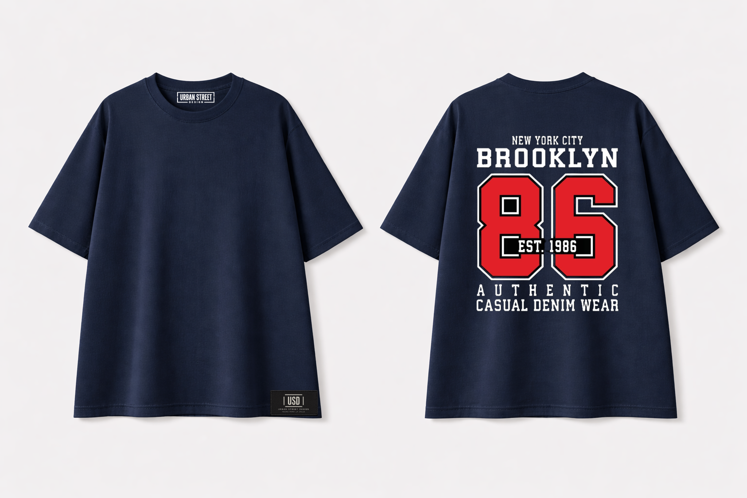 T Shirt Over Size Unisex / 86 NY