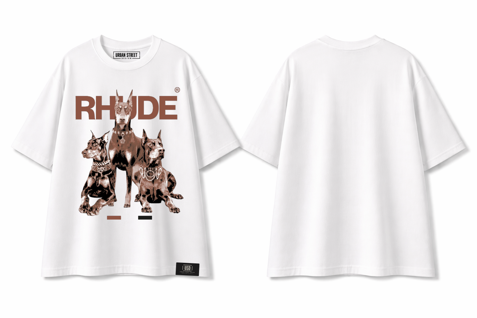 T shirt Over Size Unisex / Rhude Tipe