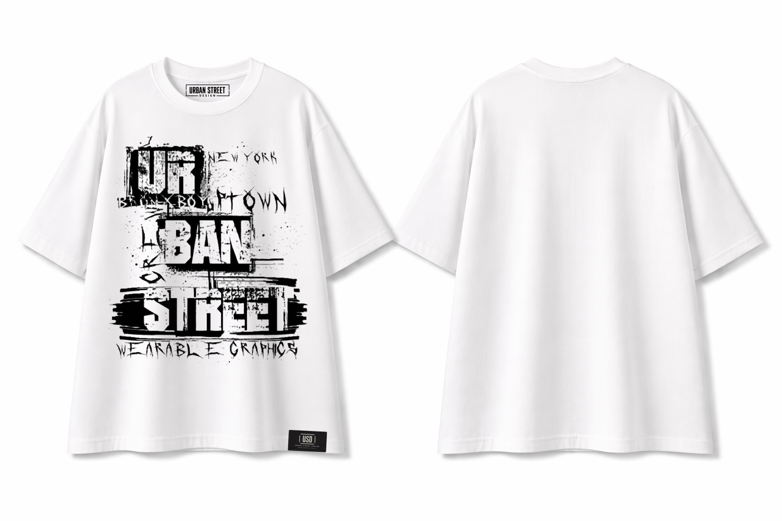 T Shirt Over Size Unisex / Urban Steet
