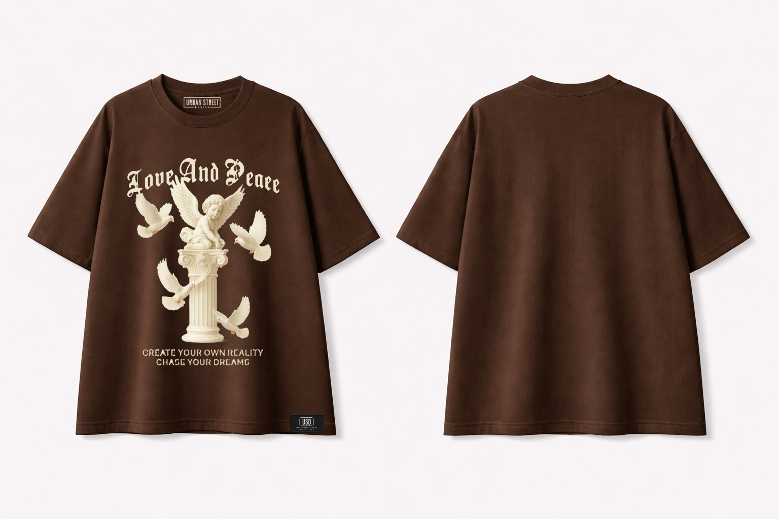 T Shirt Over Size Unisex / Love&Peace