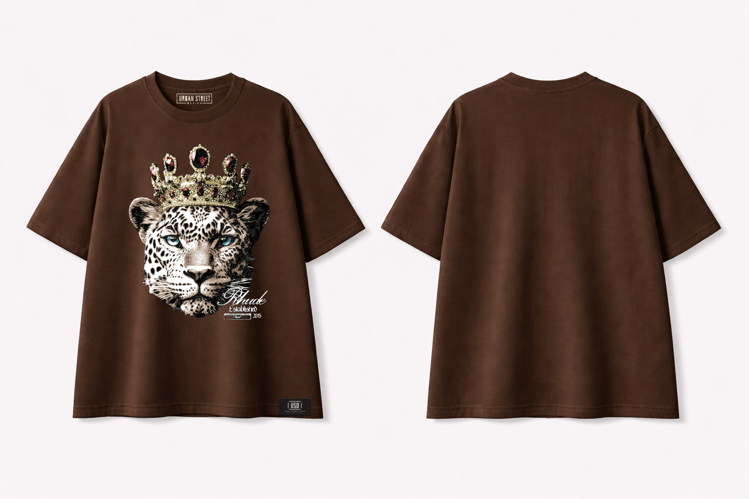 T Shirt Over Size Unisex / King Tiger Tipe